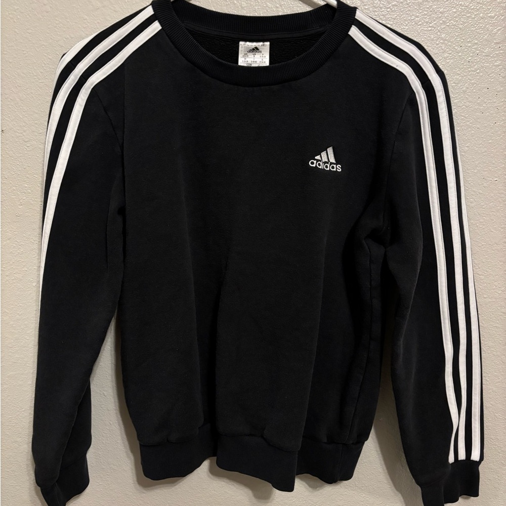Adidas Black Crewneck Sweatshirt
